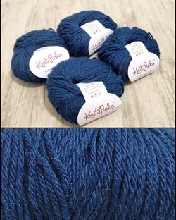 4 Skeins Knit Picks Andean Treasure Peru 100% Baby Alpaca Dye Lot 6415 Sapphire Heather