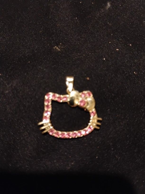 Gold Hello Kitty Charm