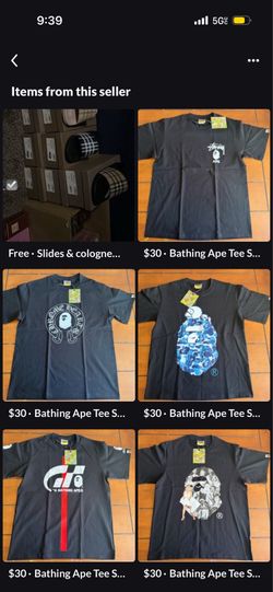 Bape style shirts