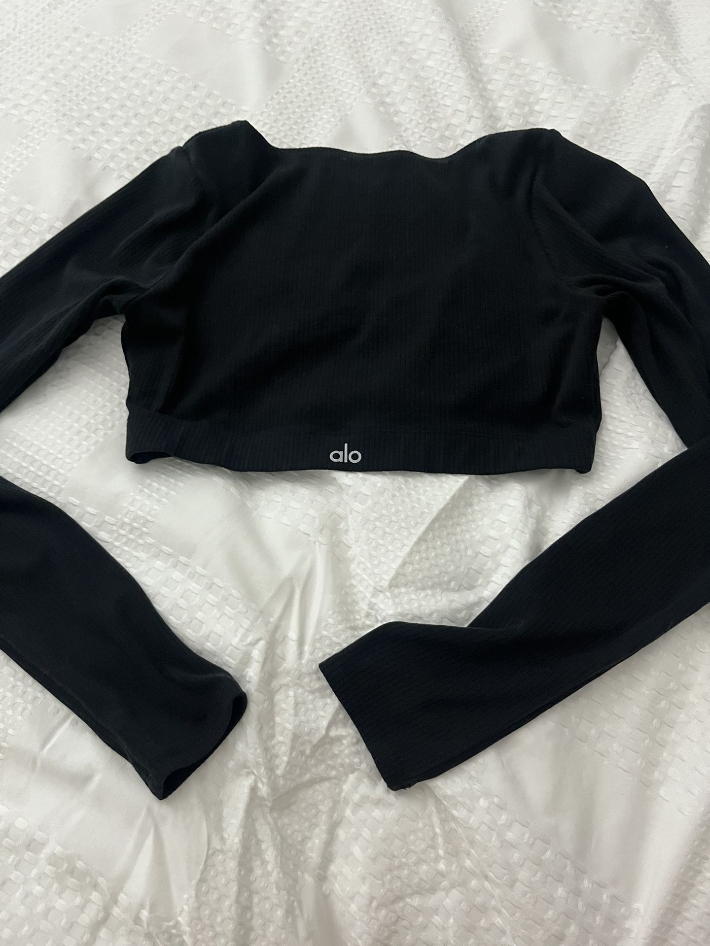 Alo long sleeve crop top