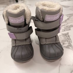 LIKE NEW - Cat and Jack - Toddler Snow Waterproof Boots 5T