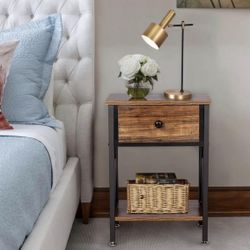 2 Modern Nightstands 