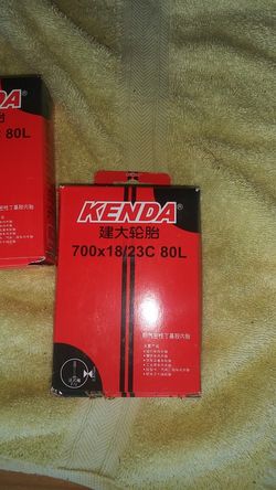 Kenda bike tubes 700c 18 - 23c long valve stem