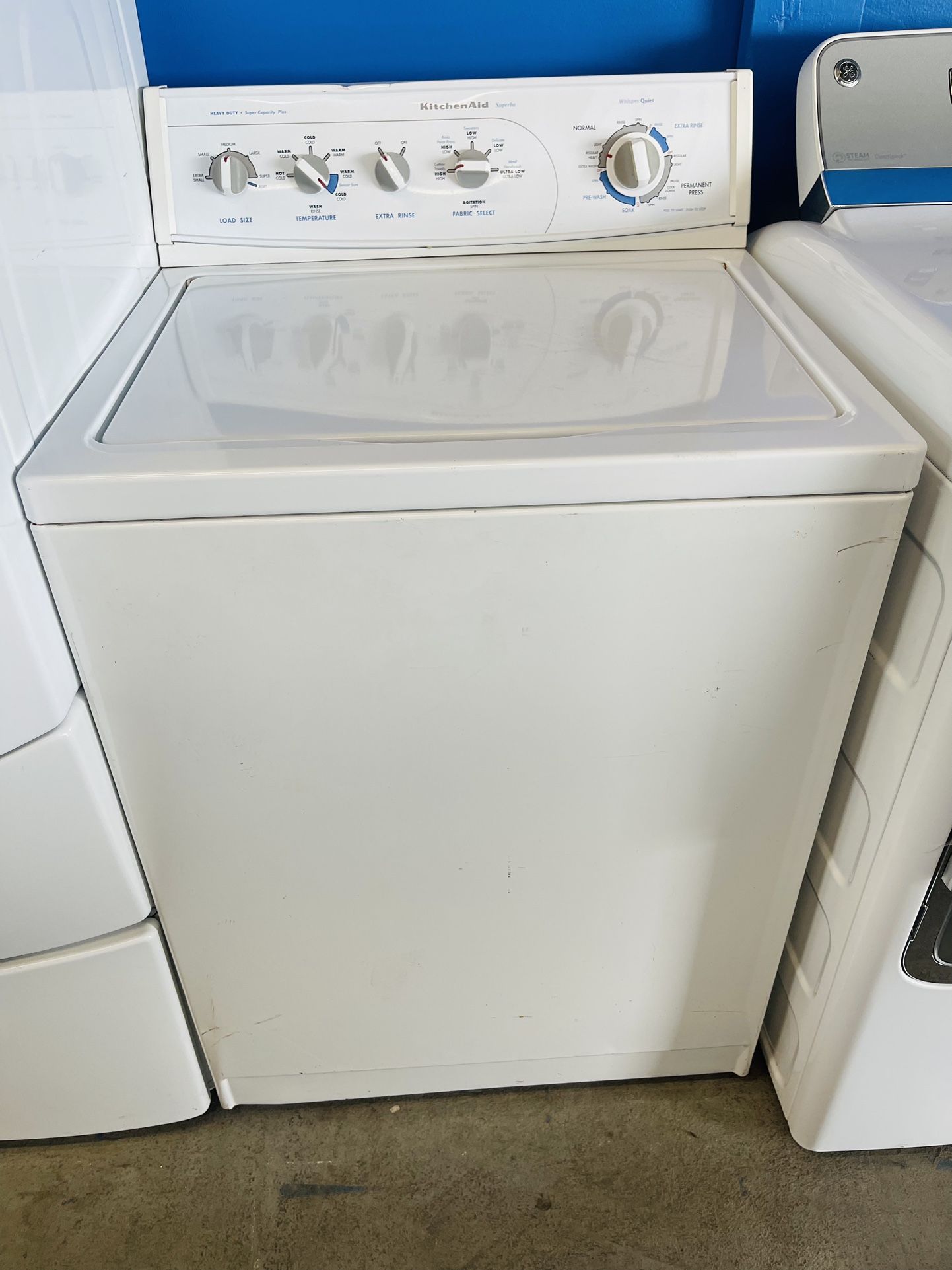 kitchen aid washing machine