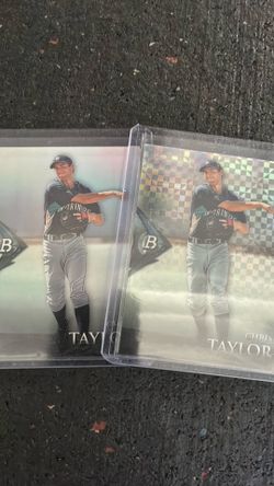 (2) 2014 Bowman Platinum Chrome Chris Taylor Rookie RC
