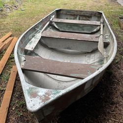 Aluminum skiff boat