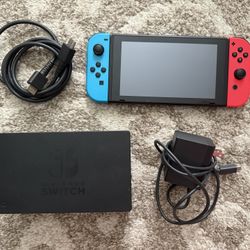 Nintendo Switch Console V2 Blue Red