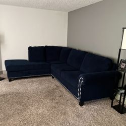 Brand New Lush Velvet Sectional NO FLAWS MAKE AN OFFER