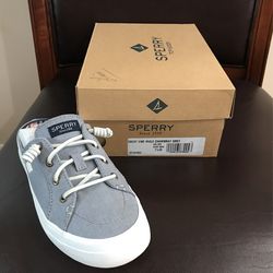 Sperry Crest Vibe Mule Chambray Grey