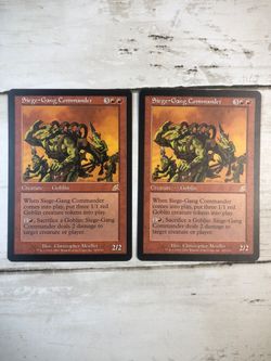 MTG Scourge Siege-Gang Commander - Lightly Played