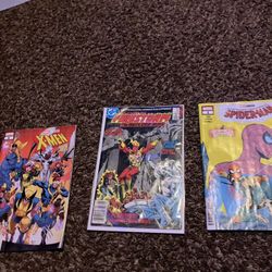 Lot Of 3 Comic Books Including Rare 250$ Firestorm First Appearance Of Suicide Squad Weasel,spider Man,x Men 97