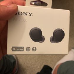 Sony WF - C500 Head Phones Earbuds 10h + 10hr