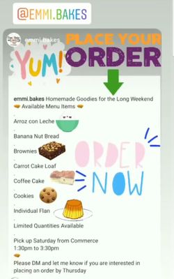 LAUSD Coffee Cake - Homemade Baked Goods