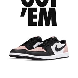 Jordan 1 Low Bleached Coral 