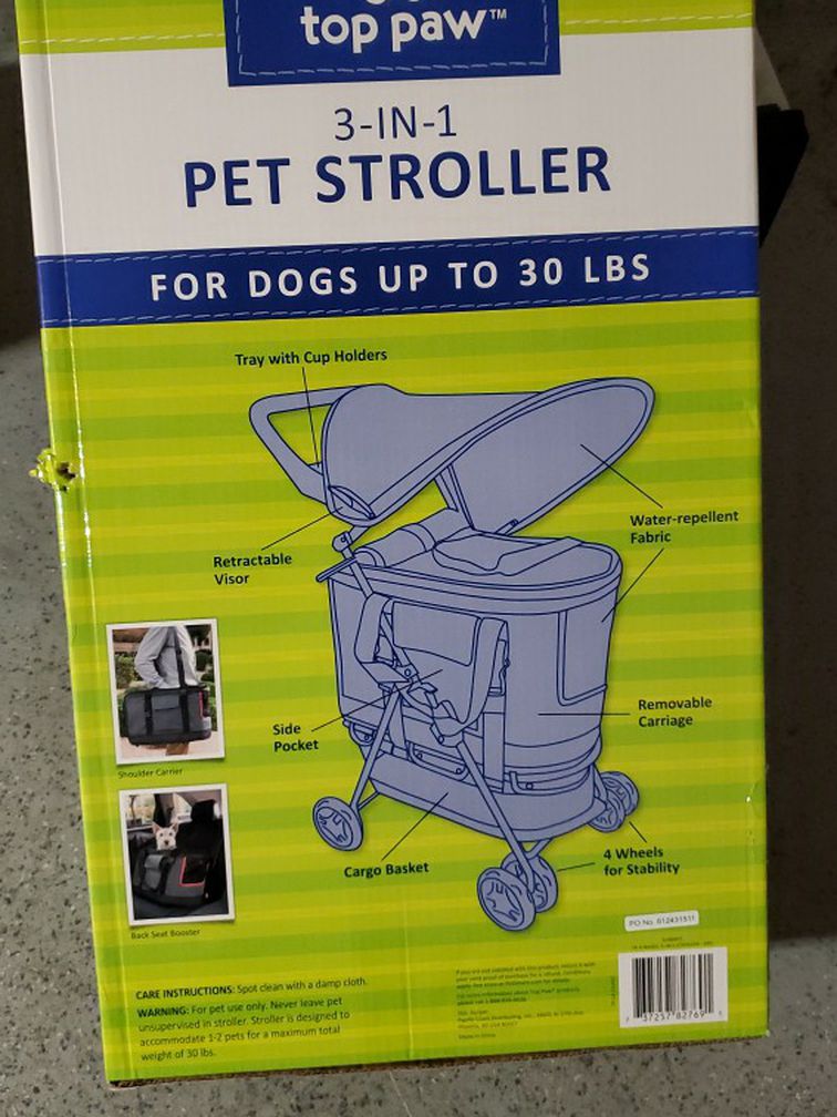 Top Paw Pet Stroller