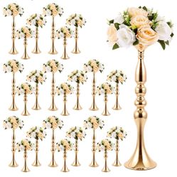 Metal  Wedding Flower Stand Gold