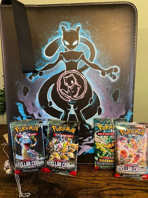 Pokemon Binder With 40 Cards