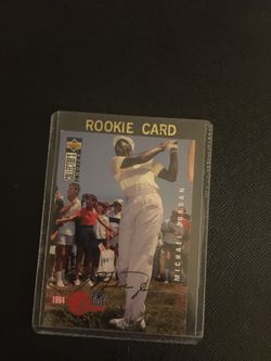Michael Jordan signature card