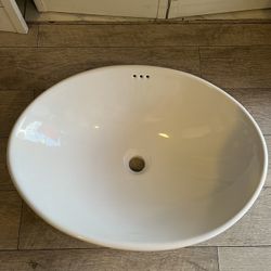 New Oval Ceramic Sink 