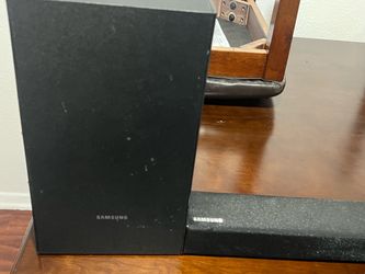Samsung sound bar with bass