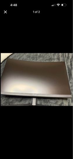 Curved gaming monitor