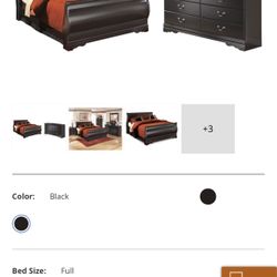Huey Vineyard Full Sleigh Bed