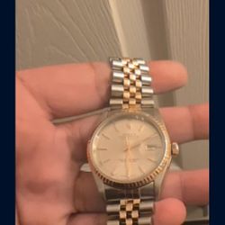 41mm Rolex Datejust Gold And Silver