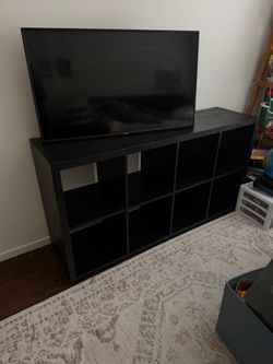 Black Cube Shelf Unit