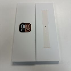 Apple Watch series 10 42MM Rose Gold Cellular unlocked Apple care