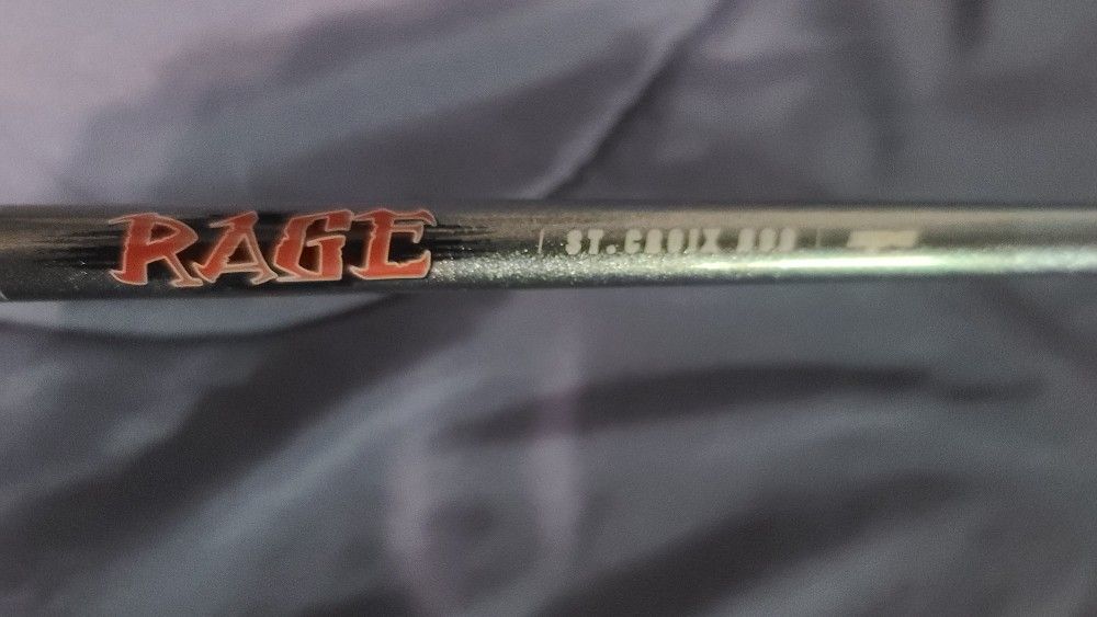 St. Croix RAGE Baitcaster Fishing Rod Medium 6'8 Fast Action