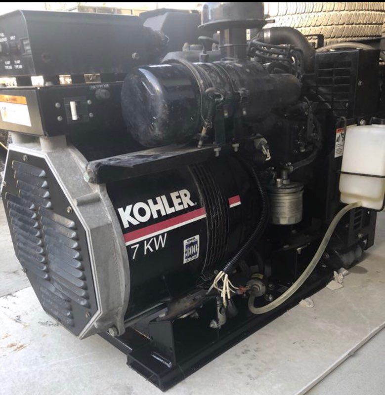 23hrs Diesel generator 7kw powers a whole home.