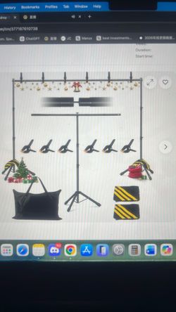 10 x 7.5 ft adjustable backdrop stand