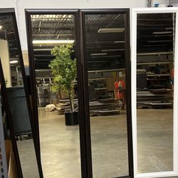 4 Full Length Framed Wall Mirrors