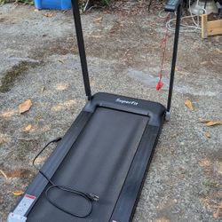 Small treadmill for rainy days ahead