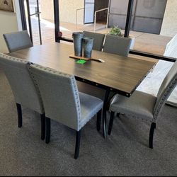 Wood Dining Table Set