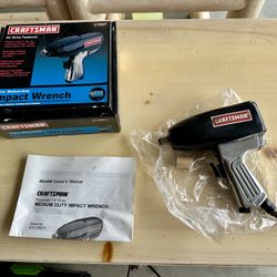 Craftsman 1/2 Inch Air Impact Wrench 350 Ft Lbs Like New