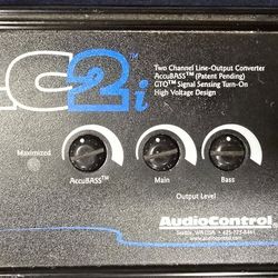AudioControl LC2i 2 Channel Line Out Converter with AccuBASS and Subwoofer Control