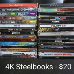 4K Steelbooks