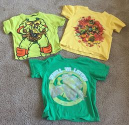 Boys size 3/4t ninja turtle shirts