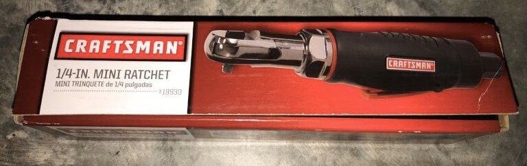 Craftsman 1/4” mini-ratchet wrench air tool
