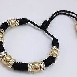 Sinaloan Gold Bead Bracelets Pulsera De Hilo 