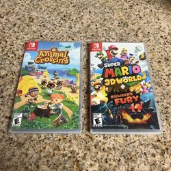 Nintendo Switch Animal Crossing + Super Mario 3D World Bundle 