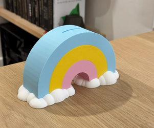 Rainbow Piggy Bank