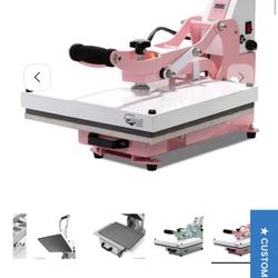 Heat Press With Supplies 