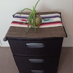 Cajonera De Plastico De 3 Cajones, Grande. 3 Drawer Plastic Storage. 