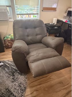 NEW Dark grey recliner