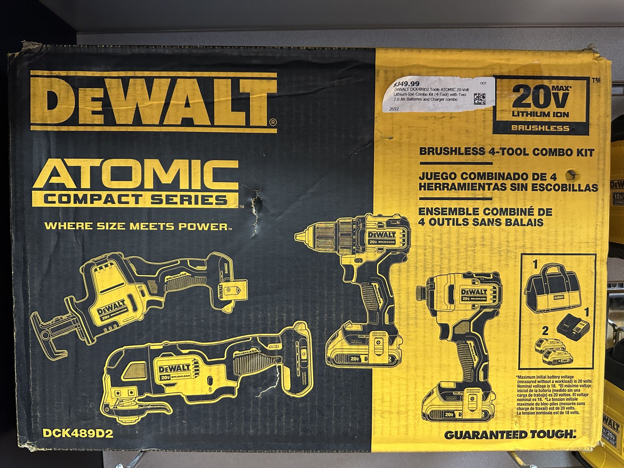 Dewalt 20v 4 Tool Combo Kit