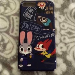 Zootopia case for iPhone 7plus, 8plus