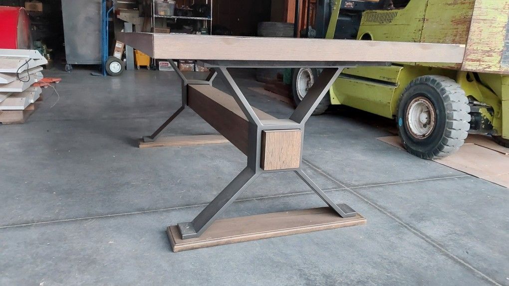 Kitchen Table Metal And Wood