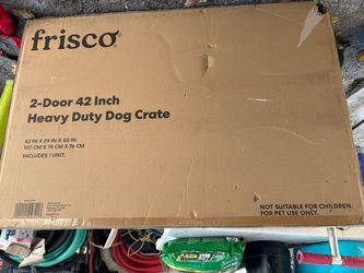 Frisco 2-Door 42 Inch Heavy Duty Dog Crate
